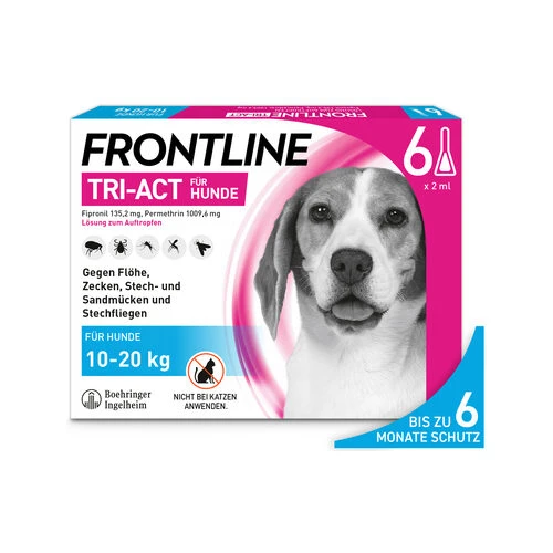 Frontline Tri-Act Gegen Zecken, Flöhe Und Fliegende Insekten Für Hunde 12 Frontline Tri-Act Gegen Zecken, Flöhe Und Fliegende Insekten Für Hunde – Bild 10