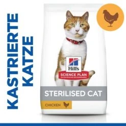 Hill's Science Plan Sterilised - Adult Cat 14 Hill's Science Plan Sterilised - Adult Cat -Haustierprodukte hills science plan feline adult sterilised chicken 218809 0500 none