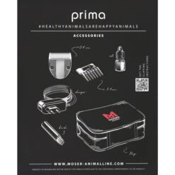 Moser - Trimmer Prima, Wiederaufladbar 7 Moser - Trimmer Prima, Wiederaufladbar -Haustierprodukte moser tondeuse prima oplaadbaar 205490 0500 none