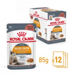 Royal Canin Hair & Skin In Gravy - Katzenfutter 5 Royal Canin Hair & Skin In Gravy - Katzenfutter -Haustierprodukte royal canin intense beauty in gravy kattenvoer 222152 0500 none