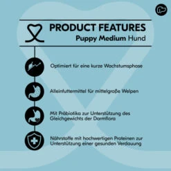 Vetality Puppy Medium - Hundefutter 7 Vetality Puppy Medium - Hundefutter -Haustierprodukte vetality puppy medium hondenvoer 213419 0500 none