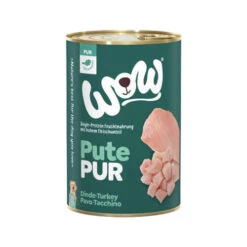 WOW! PUR 100 % Hundefutter - Dose 9 WOW! PUR 100 % Hundefutter - Dose -Haustierprodukte wow puur 100 hondenvoer blik 208679 0500 none