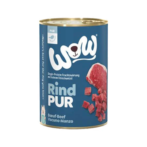 WOW! PUR 100 % Hundefutter - Dose 4 WOW! PUR 100 % Hundefutter - Dose – Bild 2