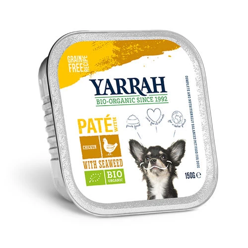Yarrah - Hundefutter Paté Huhn Mit Alge Bio 3 Yarrah - Hundefutter Paté Huhn Mit Alge Bio